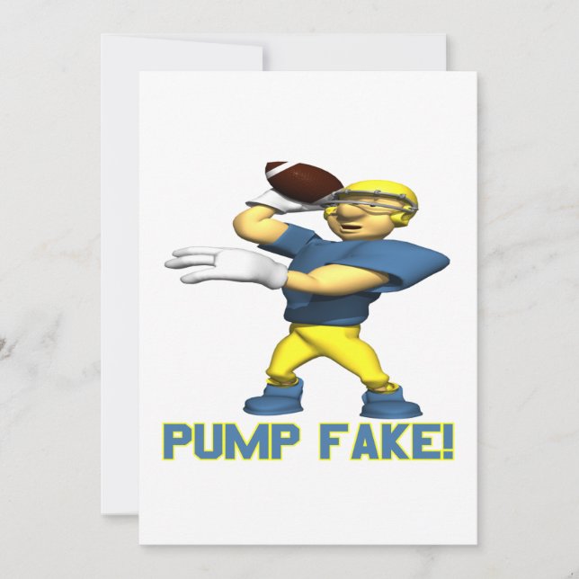 Pump Fake Invitation (Front)