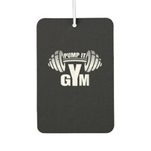 Pump It Ness Gym Sport Motivation Men Women Kid Car Air Freshener