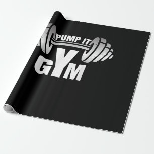 Pump It Ness Gym Sport Motivation Men Women Kid Wrapping Paper