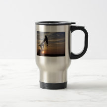Pump Jack at Sunset Travel Mug.