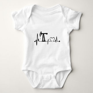 Pump Jack Heartbeat Baby Bodysuit