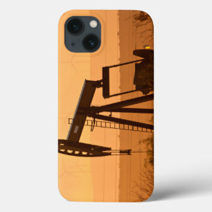 Pump Jack Pumping Oil In West Texas, USA iPhone 13 Case