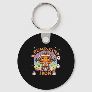 Pump-kin Iron - Funny Bodybuilding Workout Hallowe Key Ring