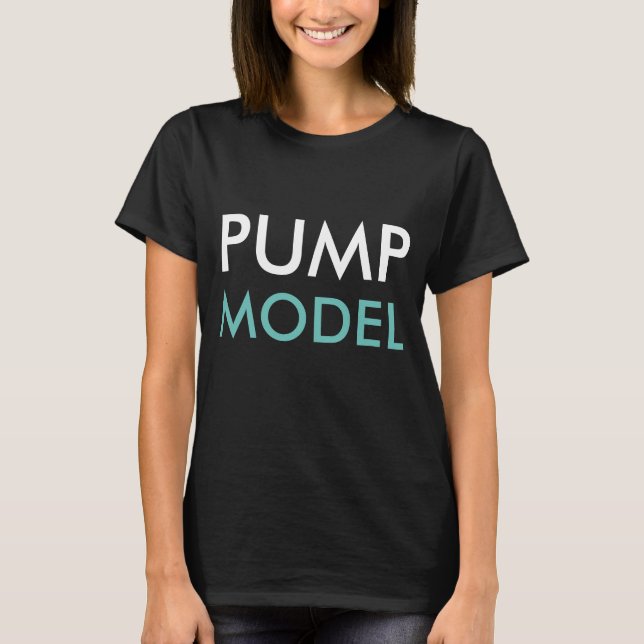 PUMP Magazine Model Tee (Front)