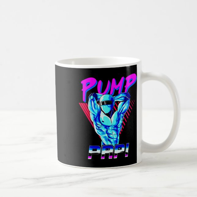 Pump Papi Powerlifting Bodybuilding Fitness Traini Coffee Mug (Right)