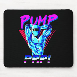 Pump Papi Powerlifting Bodybuilding Fitness Traini Mouse Pad
