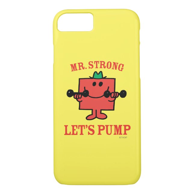 Pumping Iron With Mr. Strong Case-Mate iPhone Case (Back)