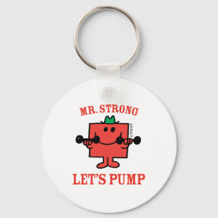 Pumping Iron With Mr. Strong Key Ring