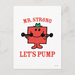 Pumping Iron With Mr. Strong Postcard
