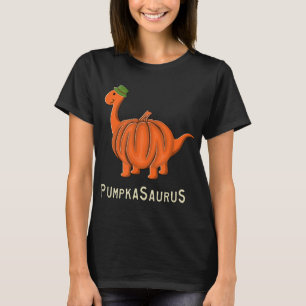 Pumpkasaurus Pumpkin Dinosaur Halloween Thanksgivi T-Shirt