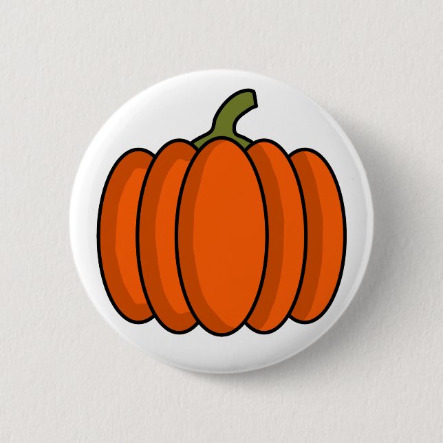 Pumpkin 6 Cm Round Badge (Front)