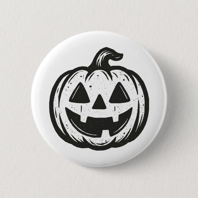 Pumpkin 6 Cm Round Badge (Front)
