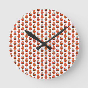 Pumpkin Acrylic Wall Clock