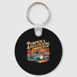 Pumpkin And Cking Crew Fall Harvest Thanksgiving  Key Ring