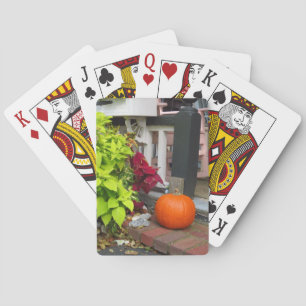 Pumpkin and Coleus - Martha's Vineyard Playing Cards