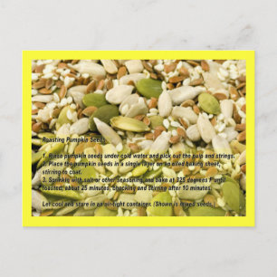 Pumpkin and Mixed Seeds Recipe Card