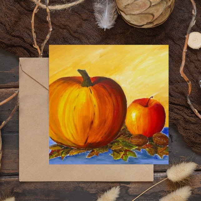 Pumpkin and Nuts Card (Creator Uploaded)