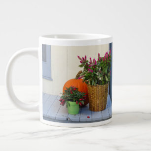 Pumpkin and Pepper Plant - Martha's Vineyard Large Coffee Mug