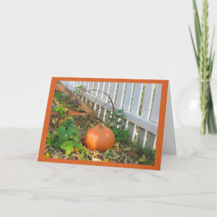Pumpkin and Plough Card