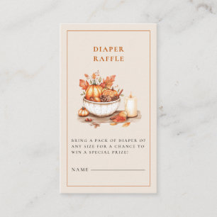 Pumpkin and Spice and Everything Nice Baby Shower Enclosure Card