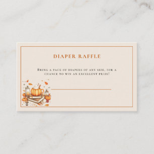 Pumpkin and Spice and Everything Nice Baby Shower  Enclosure Card