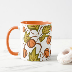   Pumpkin Autumn Hand Drawn Mug
