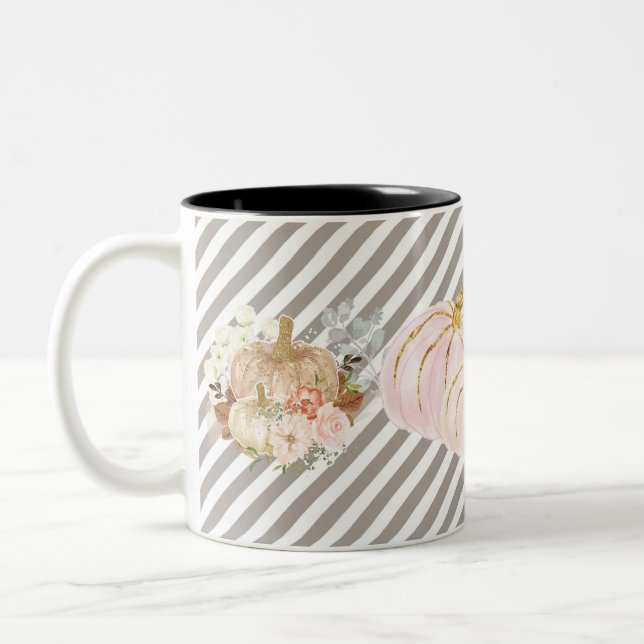  Pumpkin Autumn Leopard Mug  (Left)