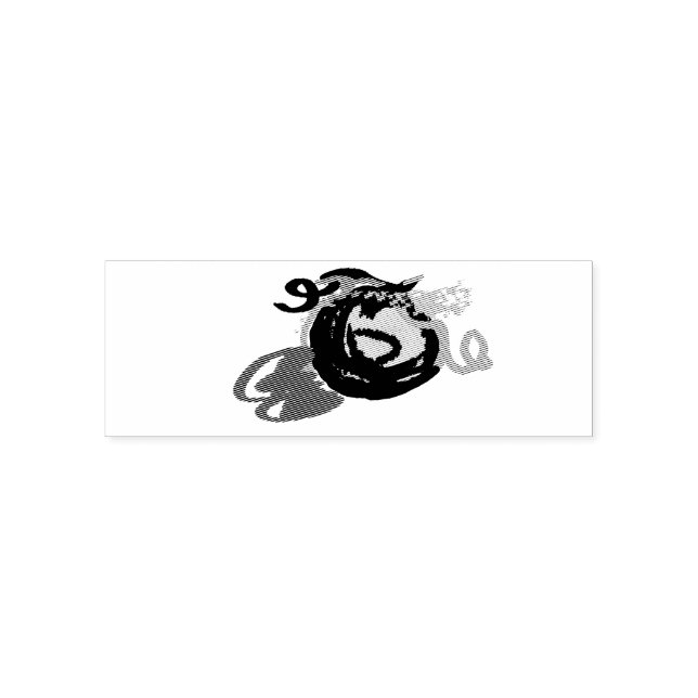 Pumpkin autumn patch self-inking stamp (Design)