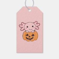 Pumpkin Axolotl Lovers Sweet Animals For Halloween