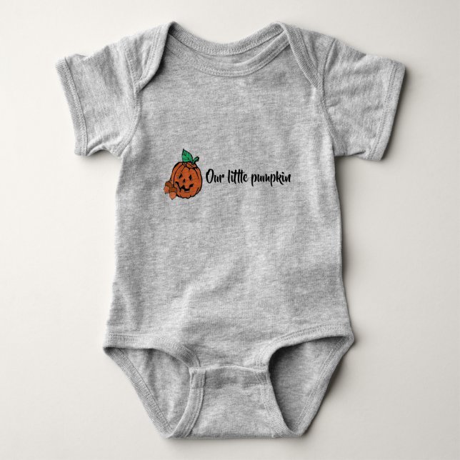 Pumpkin Baby Bodysuit (Front)