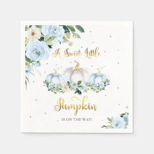 Pumpkin Baby Shower Boy Fall Pumpkin Napkin