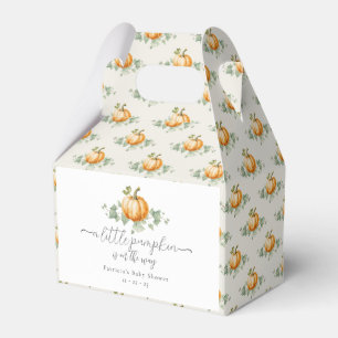 Pumpkin Baby Shower Gender Neutral Favour Box