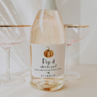 Pumpkin Baby Shower Pop it when she Pops