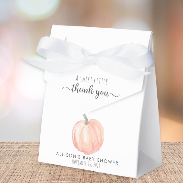 Pumpkin Baby Shower Thank You Favour Box (Creator Uploaded)
