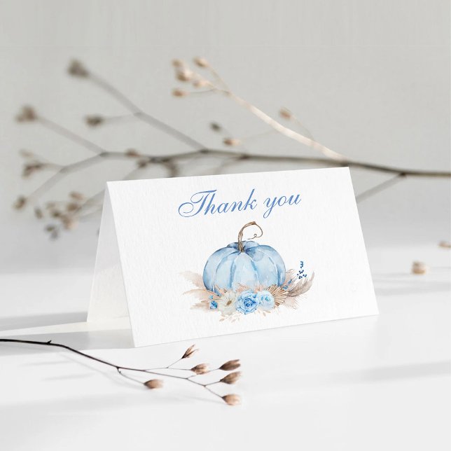 Pumpkin Baby Thank You Card (Creator Uploaded)