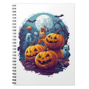 Pumpkin Basketball Showdown Notebook