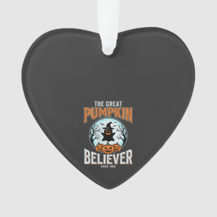 Pumpkin Believer Halloween Graphic Ornament