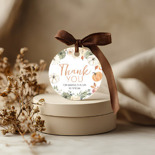 Pumpkin Birthday Favour Tag