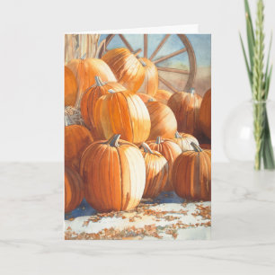 Pumpkin Blank Card