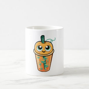 Pumpkin Boba Jellyfish Coffee Mug