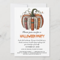Pumpkin Book Club Exchange Halloween Party I
