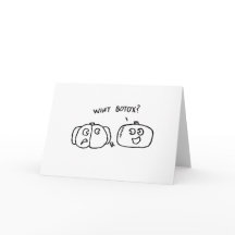 Pumpkin Botox Card