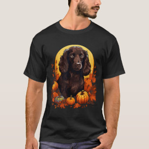 Pumpkin Boykin Spaniel Dog Halloween Thanksgiving T-Shirt