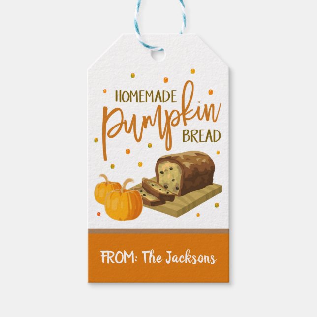 Pumpkin Bread Gift Tag (Front)
