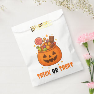 Pumpkin Bucket Full of Sweet - Halloween  Favour Bag