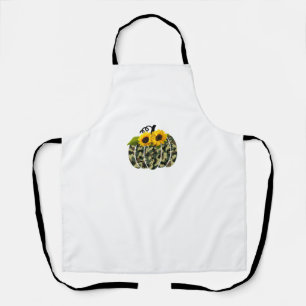 Pumpkin Camouflage and Sunflower Fall Outfit Thank Apron