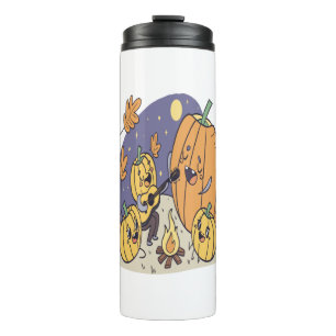 Pumpkin Campfire Serenade Thermal Tumbler