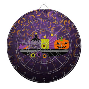 Pumpkin & Candles Potpourri Purple Dartboard
