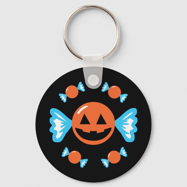 Pumpkin Candy Key Ring (Front)