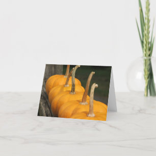 Pumpkin Card